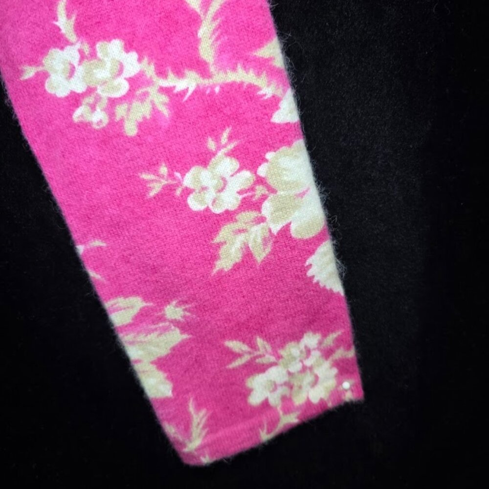 BODEN Pink Floral Lambswool Angora Super Soft Cardigan 12 - Picture 4 of 10